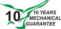 10-year mechanical guarantee