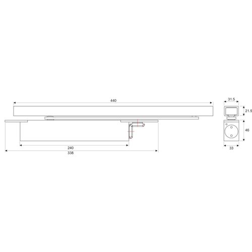 DC3024 - CAM Door closer - EuroArt