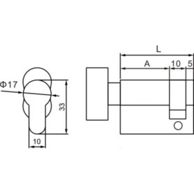 Buy Euro Single Thumbturn Cylinder|EuroArt