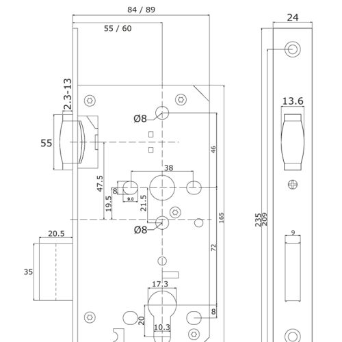 Buy DIN Roller Bolt Euro Dead Lock|EuroArt