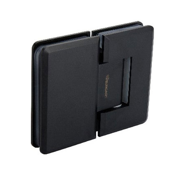 Glass to Glass 180 degree Hinge - Bevelled corner - Image 2