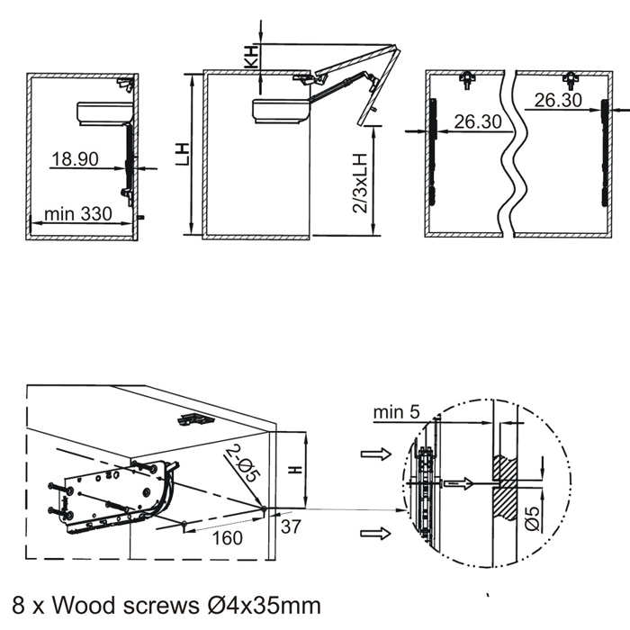 Bi-Fold Lift up - Image 2